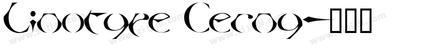 Linotype Cerny字体转换